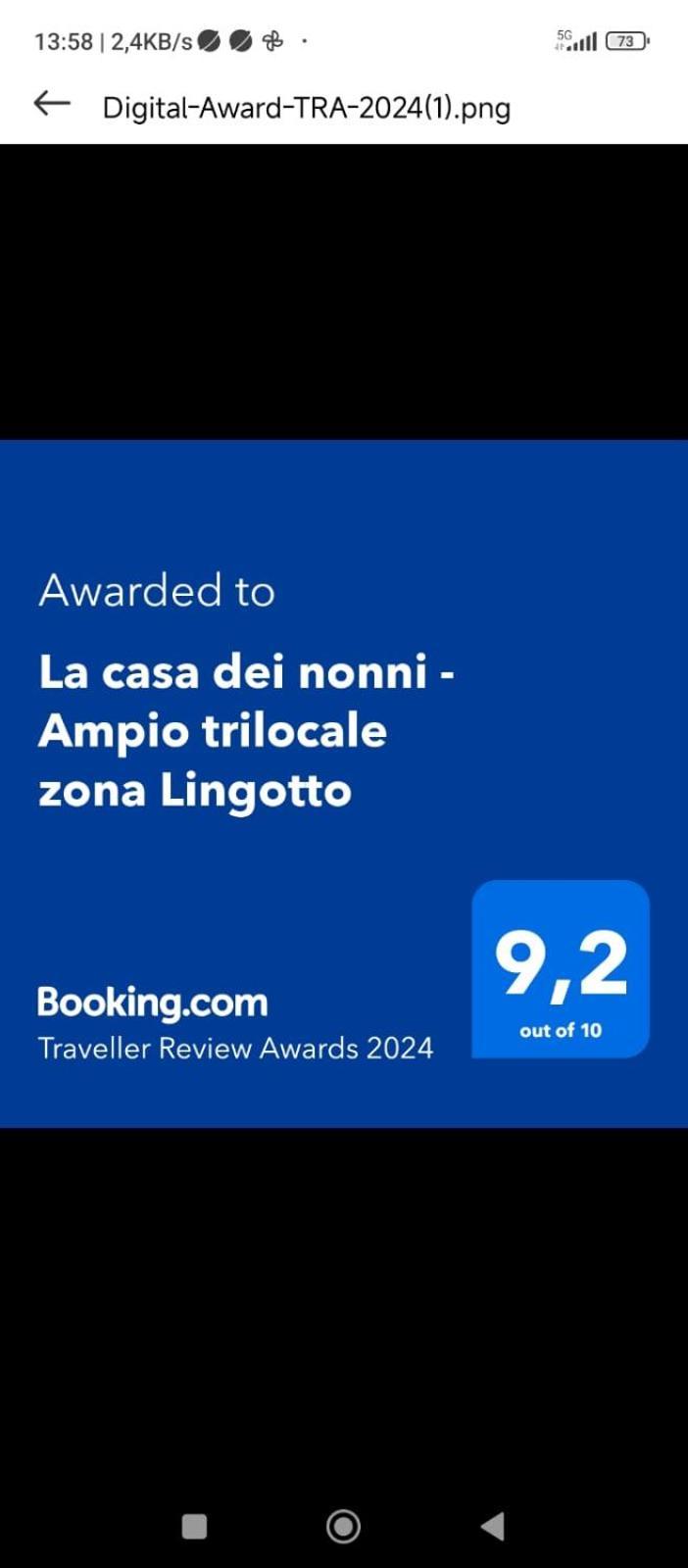 La Casa Dei Nonni - Ampio Trilocale Zona Lingotto Apartman Torino Kültér fotó